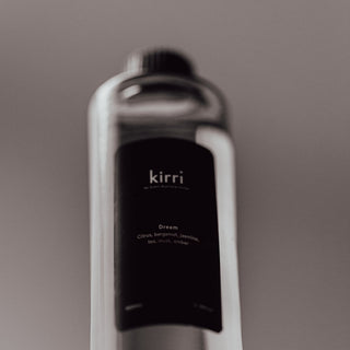 close up of a kirri dream aura fragrance oil bottle