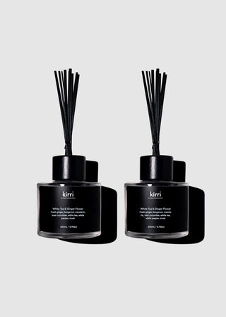 White Tea & Ginger Flowers Reed Diffuser (200ml) Duo