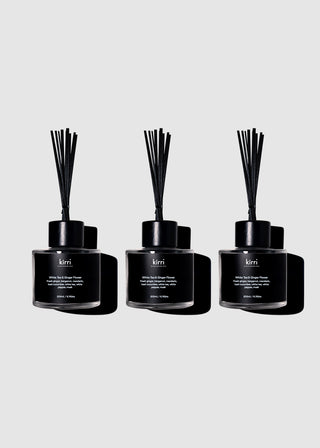 White Tea & Ginger Flowers Reed Diffuser (200ml) Trio