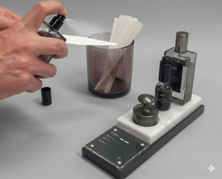 100x Blotters + Black Glass Holder