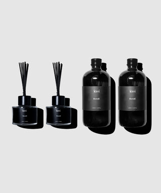 Bondi Reed Diffuser 200ml Duo + Bondi Reed Refills 500ml Duo