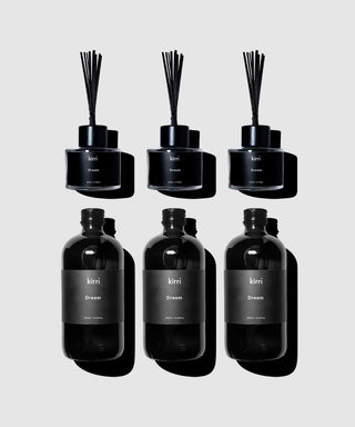 Dream Reed Diffuser 200ml Trio + Dream Reed Refills 500ml Trio