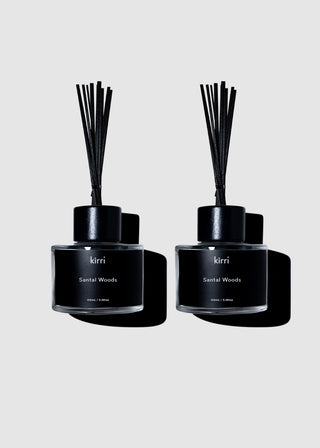Santal Woods Reed Diffuser Duo (100ml)