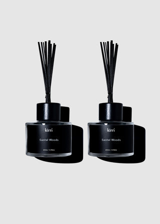 Santal Woods Reed Diffuser Duo