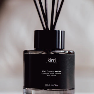 Kiwi Coconut Vanilla Reed Diffuser 200ml Duo + Kiwi Coconut Vanilla Reed Refills 500ml Duo