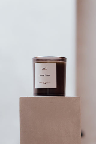 Santal Woods Candle (220g) Duo