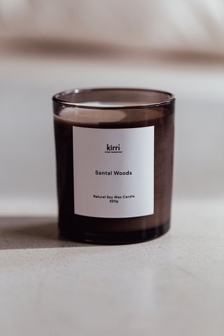 Santal Woods Candle (400g) Duo